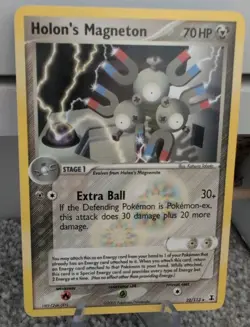 Pokemon TCG Holon's Magneton 22/113 EX Holons Phantoms Regular Rare Non-holo LP - Image 1