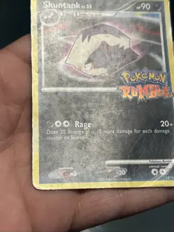 Pokemon TCG Skuntank Lv.35 13/16 2009 Pokemon Rumble- DMG - Image 4