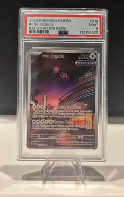 2023 Pokemon SV Paradox Rift Iron Jugulis 216/182 PSA 9 - Image 1