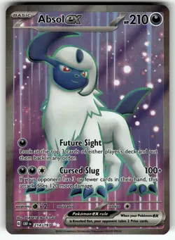 Absol ex 214/197 Ultra Rare Obsidian Flames Pokemon Near Mint - Image 1