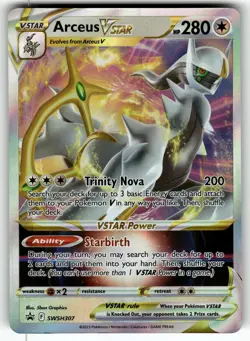 Arceus VSTAR SWSH307 Holo Promo Sword & Shield Promo Pokemon Near Mint - Image 1