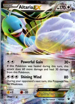 Altaria EX 83/124 XY - Fates Collide Pokemon LP Holo - Image 1