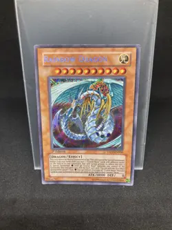 Yugioh! 2007 Rainbow Dragon 1st Edition Secret Rare TAEV-EN006 - Image 1