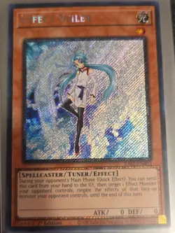 Yugioh! Effect Veiler (Platinum Secret Rare) RA01-EN003 - Image 1