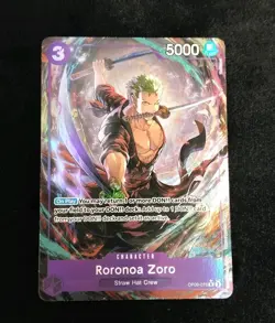 One Piece TCG Roronoa Zoro - (Alternate Art) OP09-076 Premium Booster -The Best - Image 1