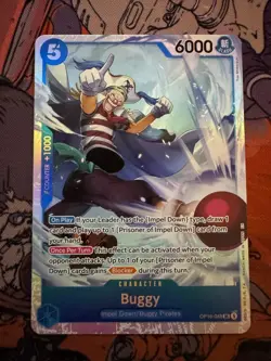 Buggy (048) OP16-048 Super Rare The Time of Battle One Piece Near Mint - Image 1