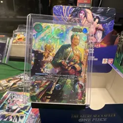 Bandai One Piece CCG Roronoa Zoro PRB02-006 AA Holo Rare 4000 EN - Image 1