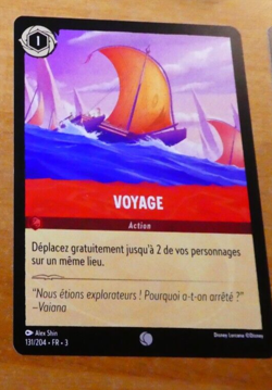 LORCANA TRADING CARD GAME TCG DISNEY CHAPITRE 3 VOYAGE 131/204 FR TCG NEUF - Image 1