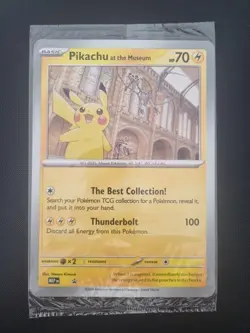 Pokemon Pikachu At The Museum x Natural History London Jumbo Card • Sealed x30 - Image 1