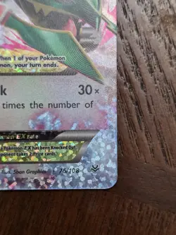 M Rayquaza EX 76/108 SW&SH Celebrations Holo Pokemon Card - Image 5