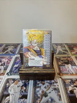 Goku Earth’s Hero #191 DBZ Score Cell Saga Hi-Tech Card LP Unlimited Edition - Image 1
