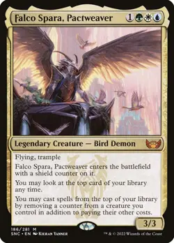 MTG - Falco Spara, Pactweaver - Streets of New Capenna - X1 - (NM) - - Image 1
