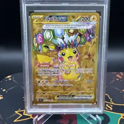 Pokemon Surging Sparks Pikachu Ex 247/191 Hyper Rare - SSP Mint PSA 9 - Image 3