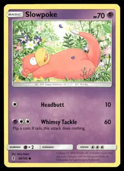 Slowpoke 48/145 Common Guardians Rising Pokemon Lightly Played - Image 1