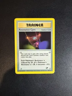 Pokemon TCG - RESISTANCE GYM - #109 - RARE - GYM CHALLENGE (2000) - WOTC - LP - Image 1