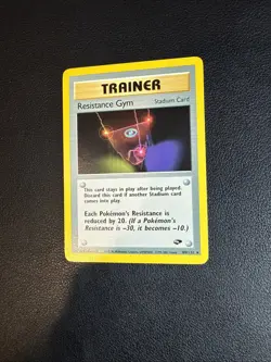 Pokemon TCG - RESISTANCE GYM - #109 - RARE - GYM CHALLENGE (2000) - WOTC - LP - Image 3