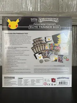 Pokemon TCG Celebrations Pokemon Center Elite Trainer Box English 25th Anniv - Image 4