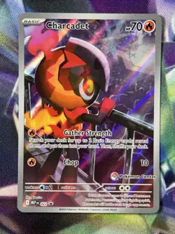 Charcadet MEP 022 Phantasmal Flames Pokemon Center Stamped Black Star Promo - Image 1