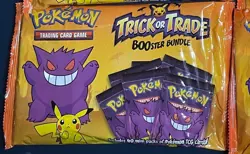 Pokemon Booster Bundle trick or trade 40 packs sealed 2022 - Image 1