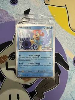 Pokemon TCG: Chaos Rising Stamped Promo - Keldeo (019/086) Sealed Cosmo Holo - Image 1