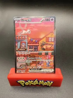 Pokemon TCG Mew EX 053 Holo Black Star Promo Scarlet & Violet 151 2023 NM - Image 1