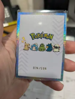 TEXTURED 3D Mimikyu mengka Box Hit Serialized #'d 074 Out Of 599 rare pokemon - Image 2
