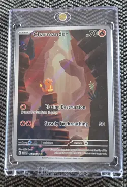 Pokemon TCG Charmander 168/165 Sv: Scarlet & Violet 151 IR Holo - Image 2