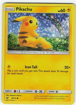 Pikachu - 28/73 (General Mills) Promo Sun & Moon LP Pokemon - Image 1