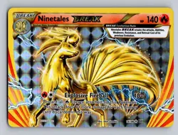 NINETALES BREAK 16/108 BREAK RARE EVOLUTIONS POKEMON NM - Image 1