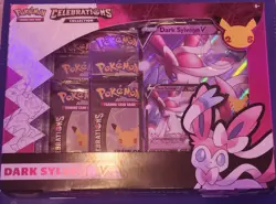 Pokemon TCG Celebrations Dark Sylveon V Collection Factory Sealed Box - Image 1
