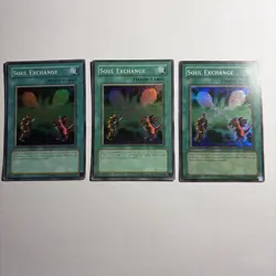 YUGIOH! 3x - SOUL EXCHANGE SDY-041 SUPER Rare - MP~ - Image 1