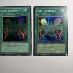 YUGIOH! 3x - SOUL EXCHANGE SDY-041 SUPER Rare - MP~ - Image 2