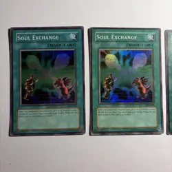YUGIOH! 3x - SOUL EXCHANGE SDY-041 SUPER Rare - MP~ - Image 3