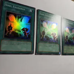 YUGIOH! 3x - SOUL EXCHANGE SDY-041 SUPER Rare - MP~ - Image 5