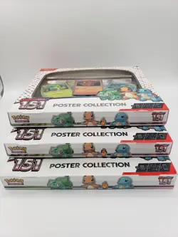 Pokemon TCG Scarlet and Violet 151 Poster Collection Box - SEALED New Lot Of 3 820650853166 - Image 2