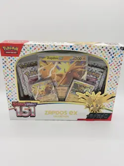 Pokemon TCG Scarlet & Violet 151 Zapdos ex Collection Box Factory Sealed NEW - Image 1