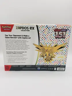 Pokemon TCG Scarlet & Violet 151 Zapdos ex Collection Box Factory Sealed NEW - Image 4