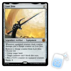 LOST JITTE Outlaws Of Thunder Junction: The Big Score BIG Magic MTG MINT CARD - Image 1