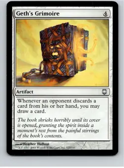 Magic the Gathering Geth's Grimoire Darksteel MTG Free Shipping! - Image 1