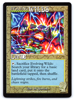 Evolving Wilds (Rainbow Foil) - Secret Lair MTG - Image 1