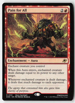 Pain for All #151 (NM) Edge of Eternities EOE Magic MTG - Image 1
