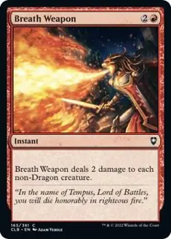 Breath Weapon 165 Near Mint Commander Legends: Battle for Baldur's Gate - Image 1