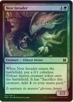 1 x Nest Invader - Foil - Modern Masters 2015 - LP - Magic The Gathering - MTG - Image 1