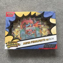 Mega Feraligatr Ex Box Mega Evolution Ascended Heroes Pokemon TCG New Sealed - Image 1