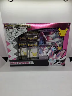 Pokemon TCG Celebrations Dark Sylveon V Collection Factory Sealed Box - Image 1
