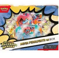 Pokemon TCG Ascended Heroes Mega Feraligatr EX Box - New & Sealed - Fast Ship ✅ - Image 1