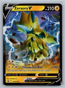 Zeraora V SWSH263 Holo Promo Sword & Shield Promo Pokemon Near Mint - Image 1