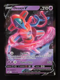 Deoxys V SWSH266 Holo Promo Sword & Shield Promo Pokemon Near Mint - Image 1