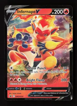 Infernape V SWSH252 Holo Promo Sword & Shield Promo Pokemon Near Mint - Image 1