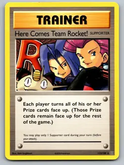 Here Comes Team Rocket! 113/108 Secret Rare Evolutions Pokemon Near Mint - Image 1